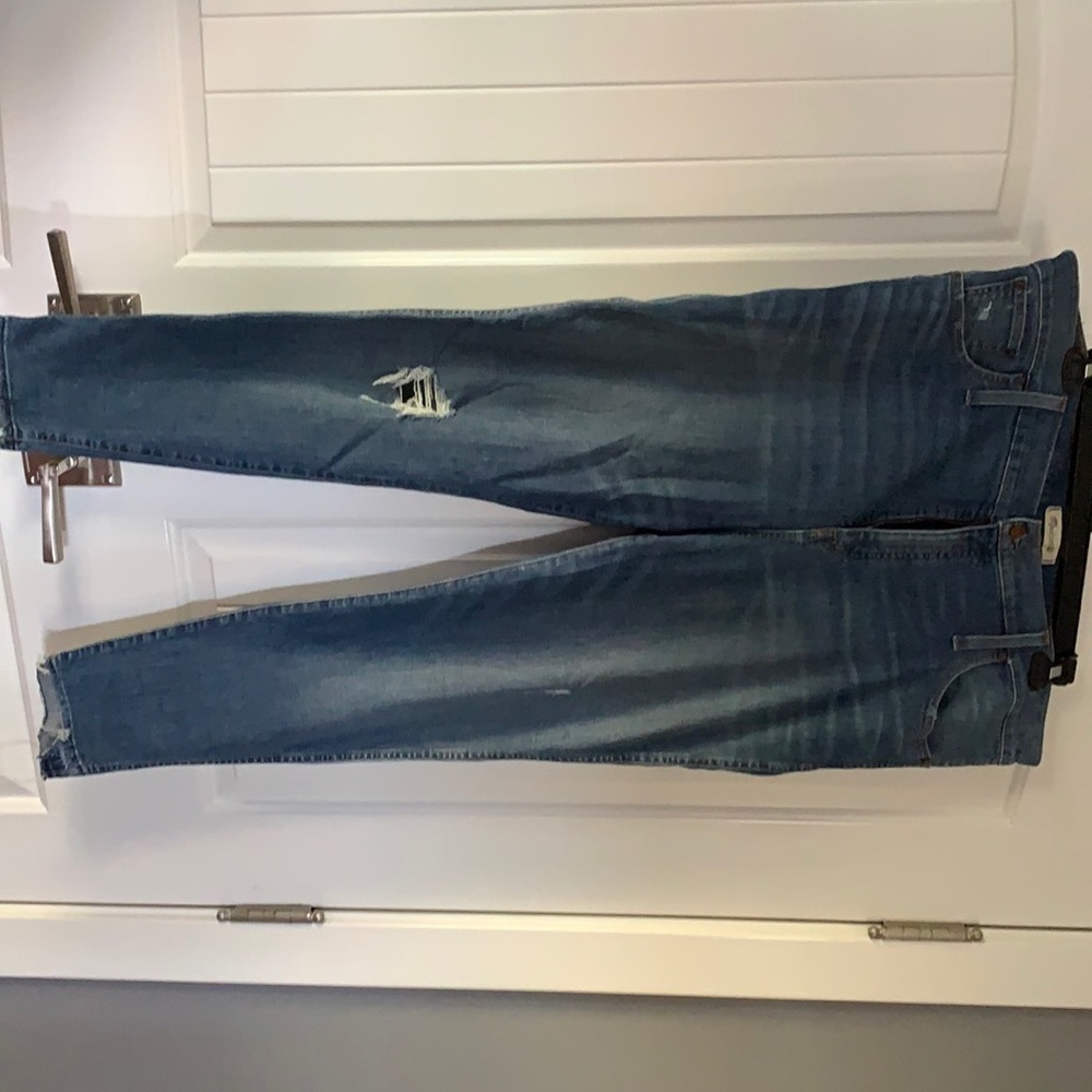 Madewell 10” step-hem skinny jeans. Size 35. EUC